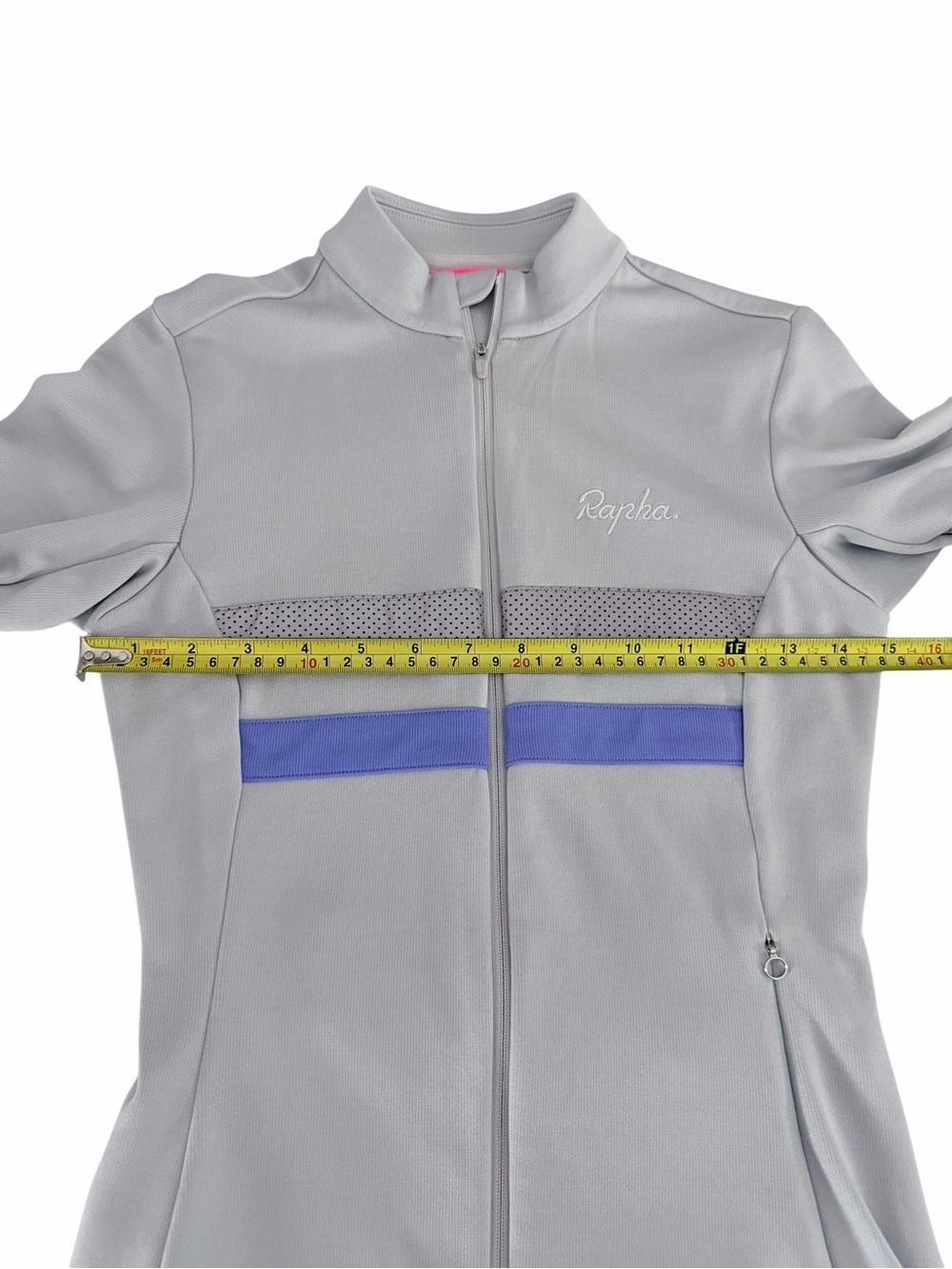 RAPHA Gray Brevet Merino Long Sleeve Cycling Jersey Reflective xs - Picture 13 of 15